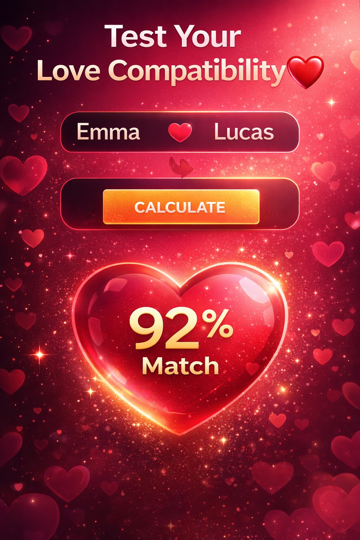 Compatibility love tester screenshot 1