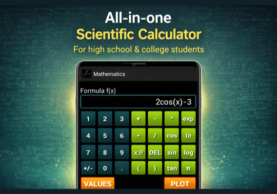 Mathematics Graph Calculator screenshot 1