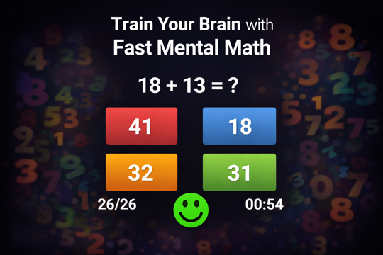 Mental Math Master Brain Game screenshot 1